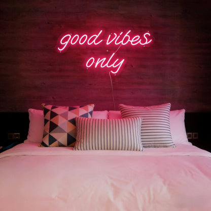 Good Vibes Only V3 Led Custom Neon Sign