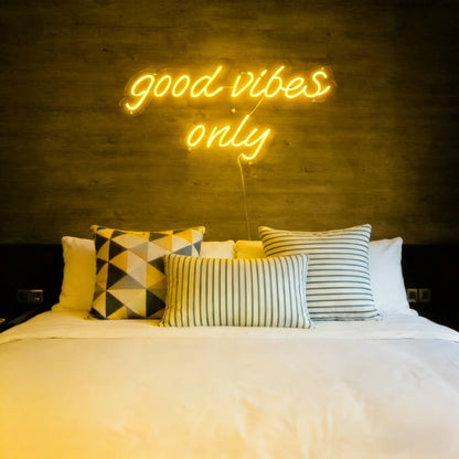 Good Vibes Only V3 Led Custom Neon Sign