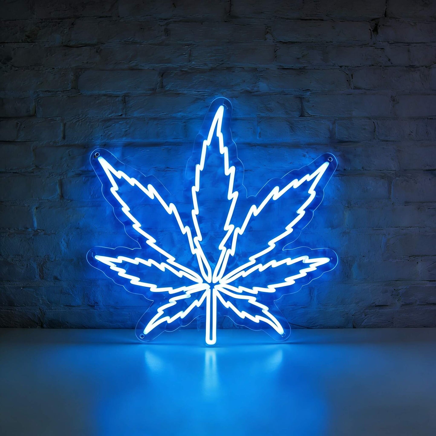 Green Leaf Led Custom Neon Sign