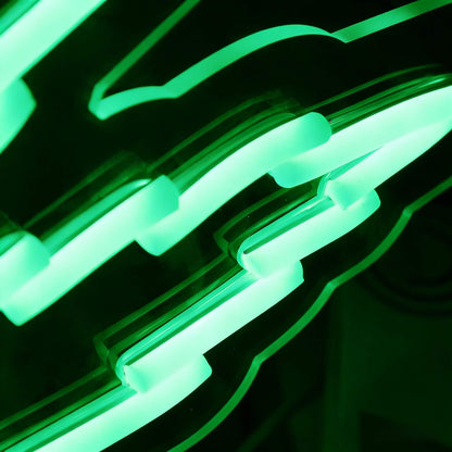 Green Leaf Led Custom Neon Sign