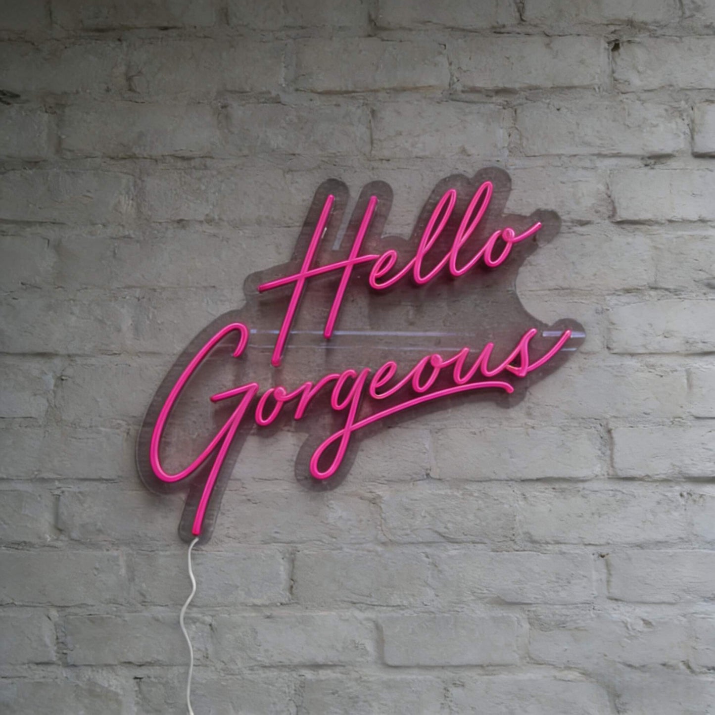Hello Gorgeous V1 Led Custom Neon Sign