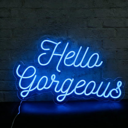 Hello Gorgeous V2 Led Custom Neon Sign
