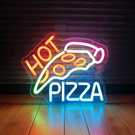 Hot Pizza LED Neon Sign