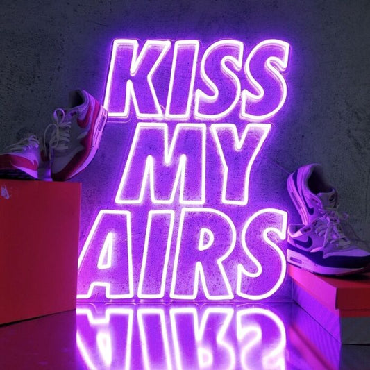 Kiss My Airs Led Custom Neon Sign