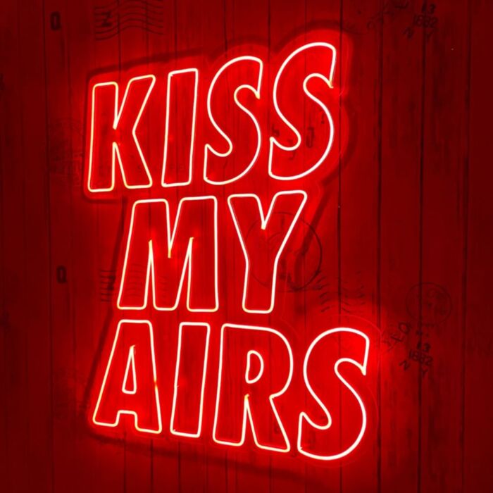 Kiss My Airs Led Custom Neon Sign