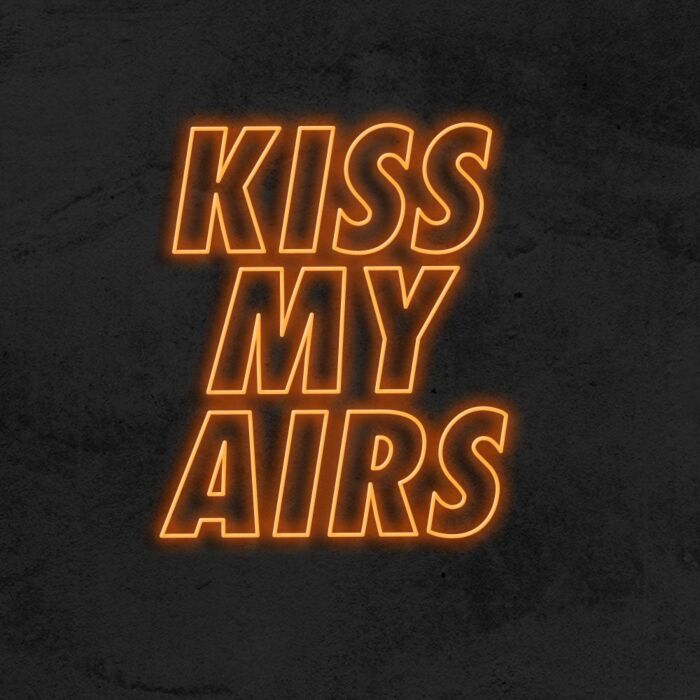 Kiss My Airs Led Custom Neon Sign