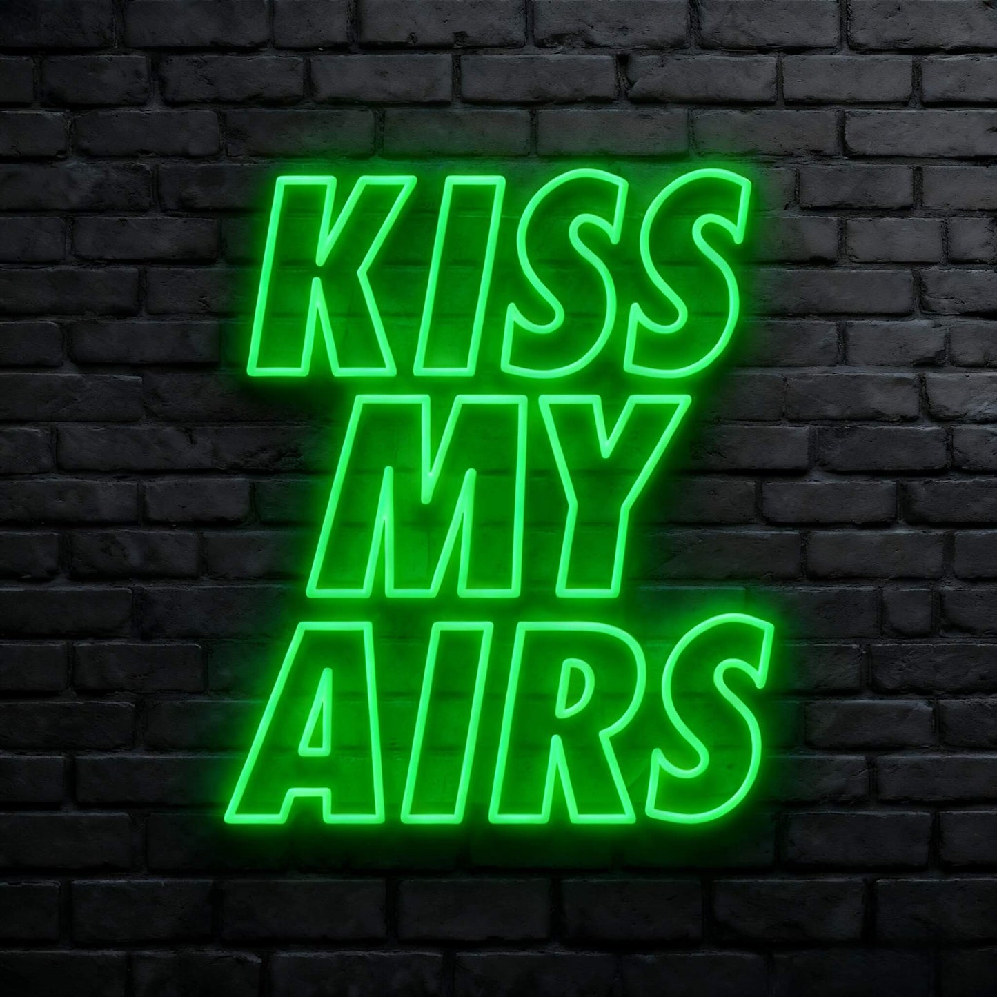 Kiss My Airs Led Custom Neon Sign