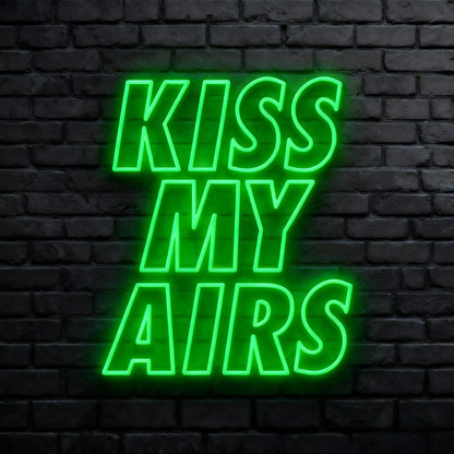 Kiss My Airs Led Custom Neon Sign