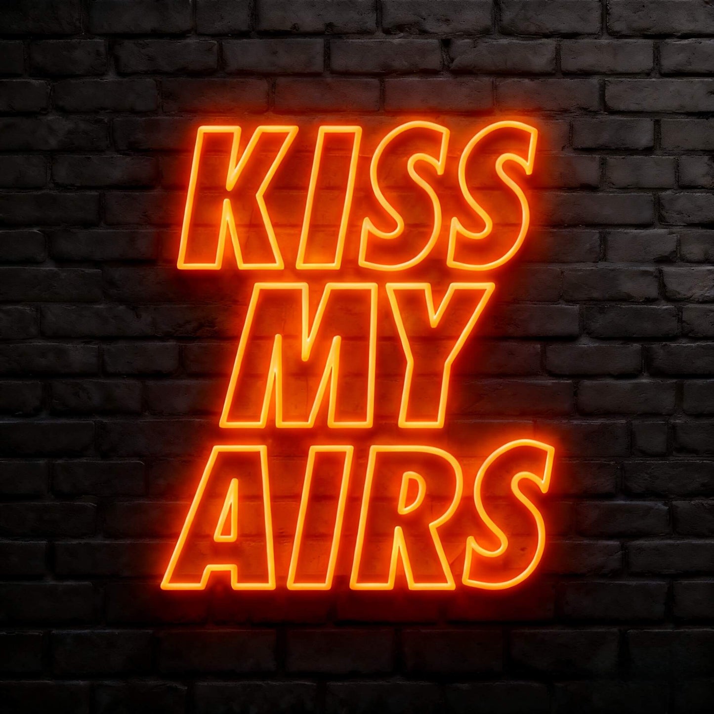 Kiss My Airs Led Custom Neon Sign