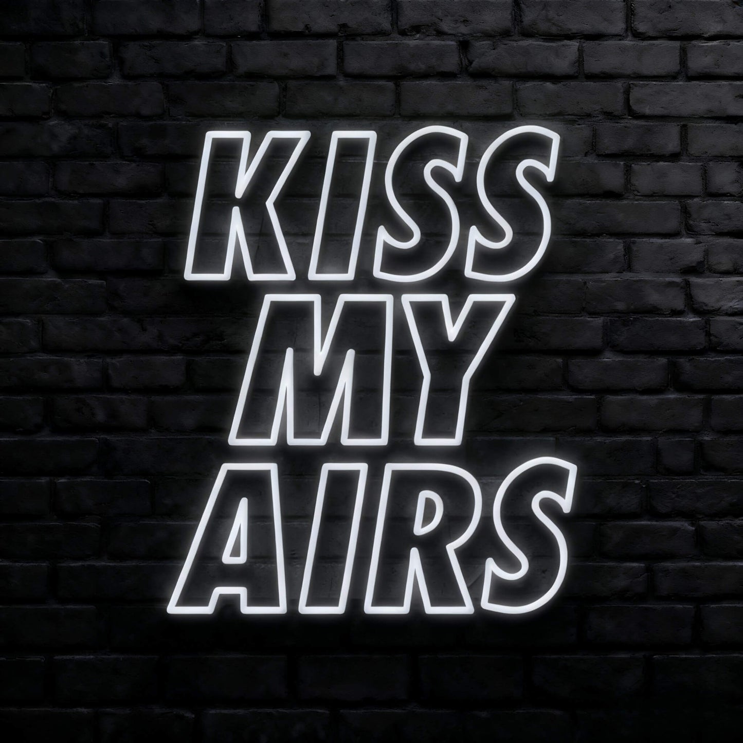 Kiss My Airs Led Custom Neon Sign