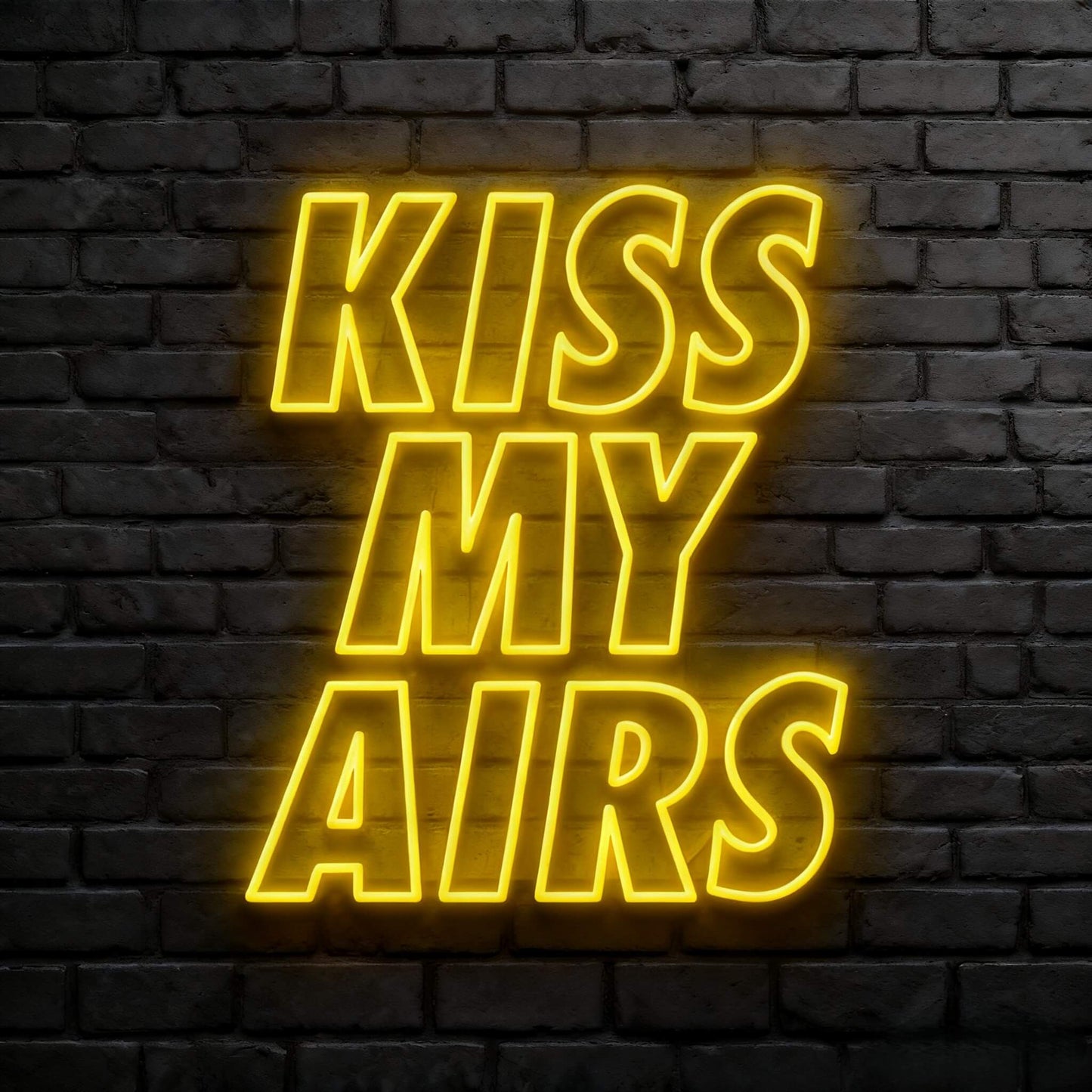 Kiss My Airs Led Custom Neon Sign
