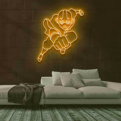 Last Airbender Aang Led Custom Neon Sign