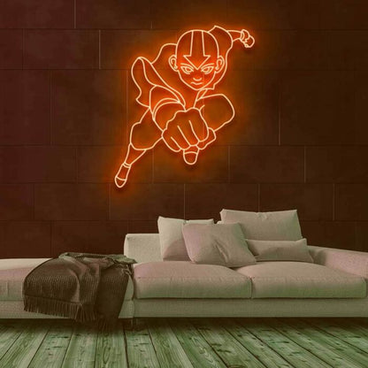 Last Airbender Aang Led Custom Neon Sign