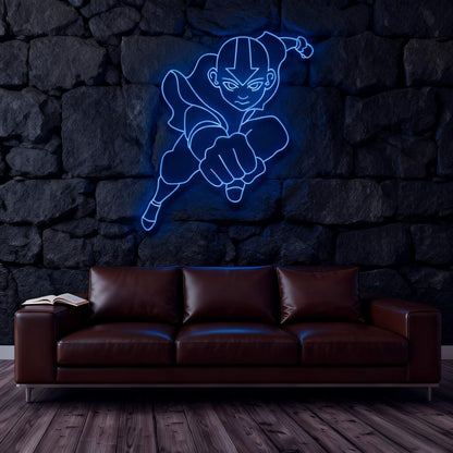 Last Airbender Aang Led Custom Neon Sign