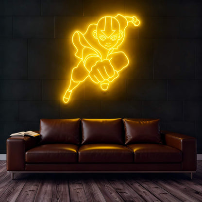 Last Airbender Aang Led Custom Neon Sign