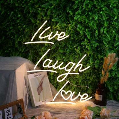 Live Laugh Love Led Custom Neon Sign