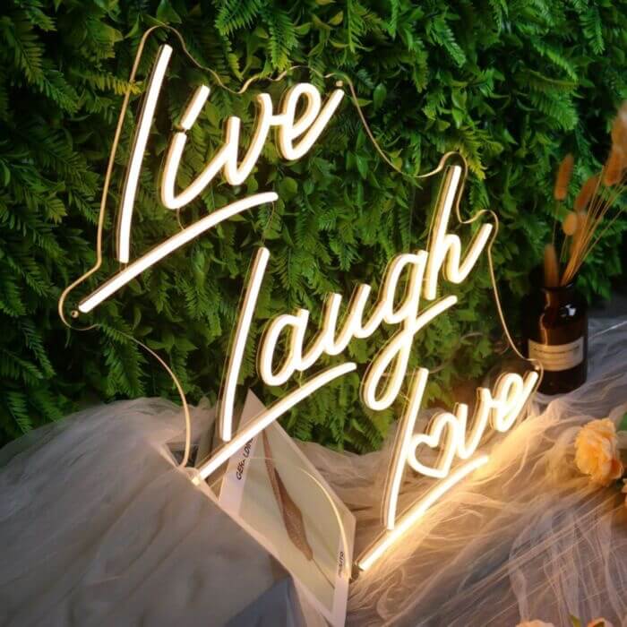 Live Laugh Love Led Custom Neon Sign