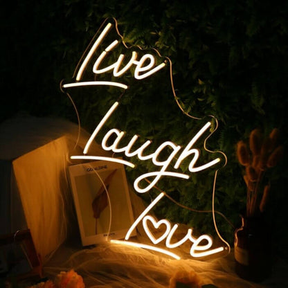 Live Laugh Love Led Custom Neon Sign