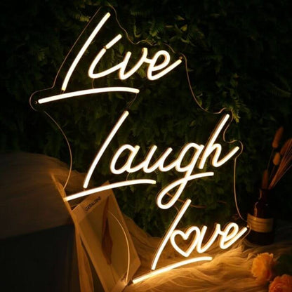 Live Laugh Love Led Custom Neon Sign