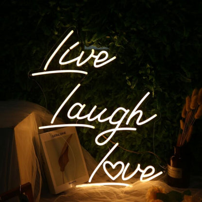 Live Laugh Love Led Custom Neon Sign