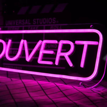 Ouvert Open Sign Led Custom Neon Sign