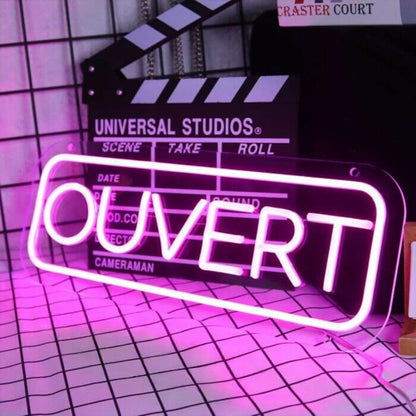 Ouvert Open Sign Led Custom Neon Sign