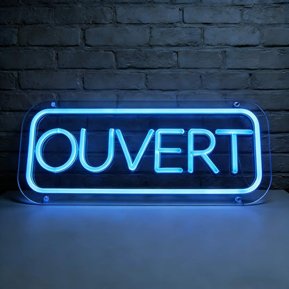 Ouvert Open Sign Led Custom Neon Sign