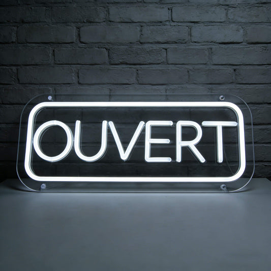 Ouvert Open Sign Led Custom Neon Sign