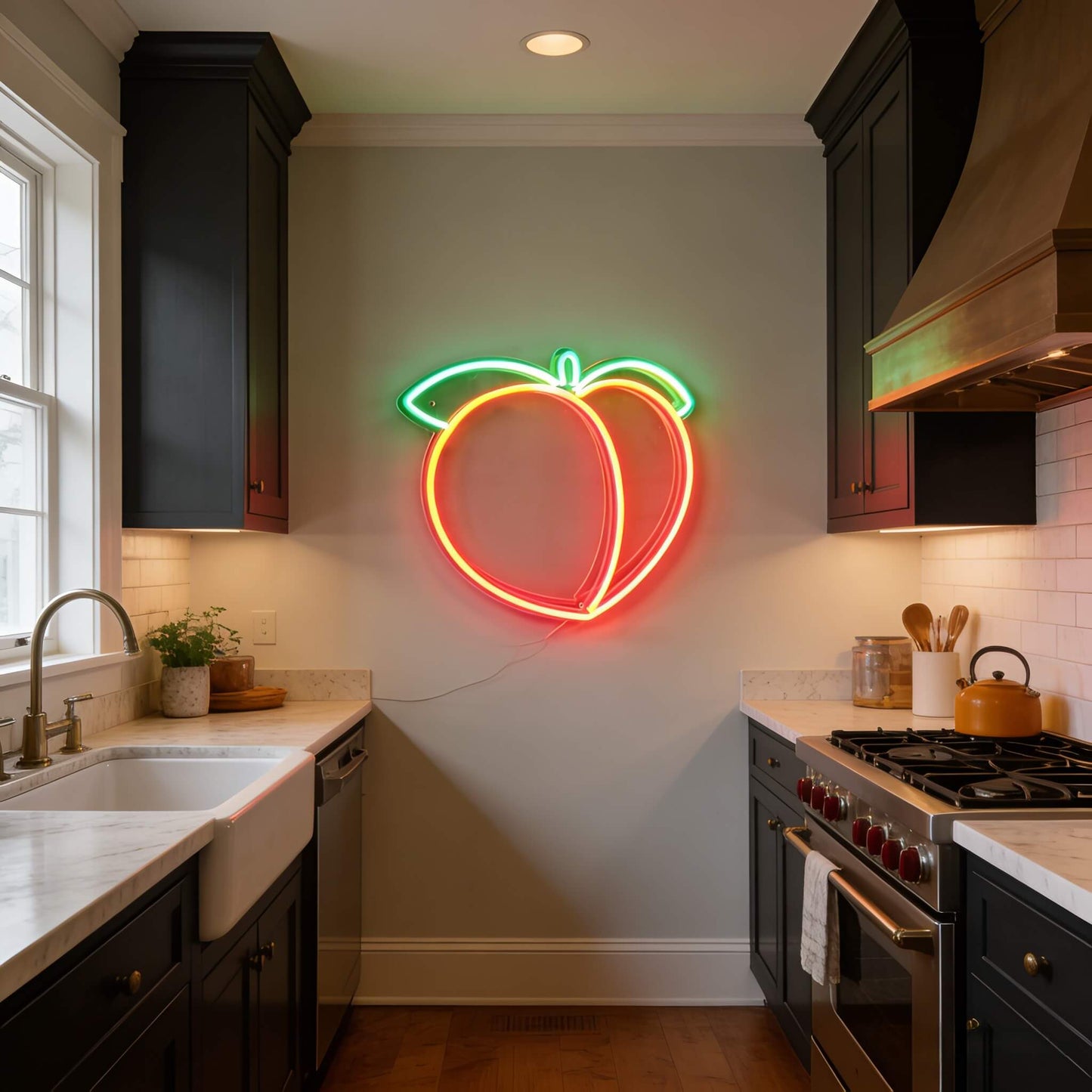 Peach Led Custom Neon Sign