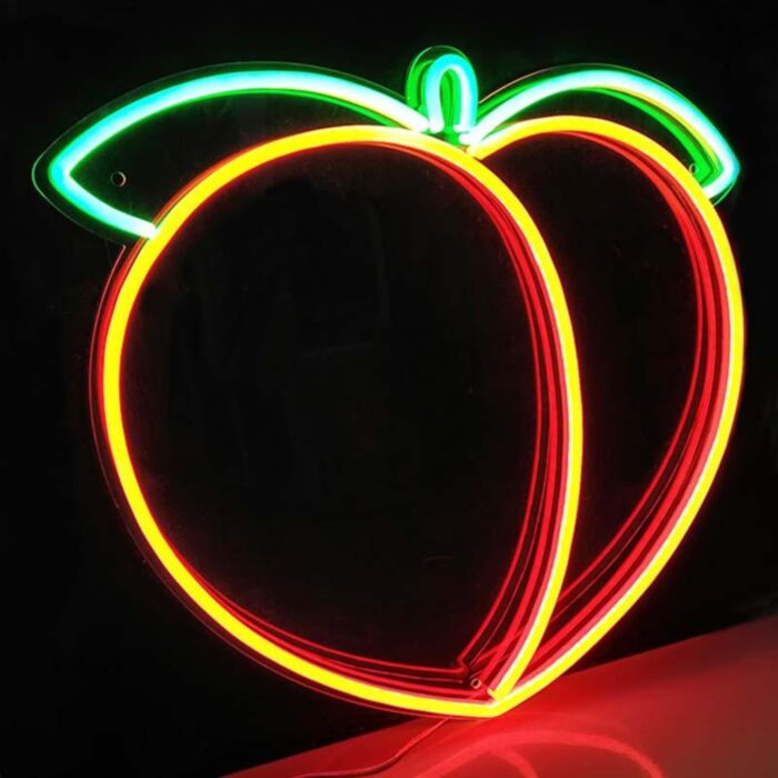 Peach Led Custom Neon Sign