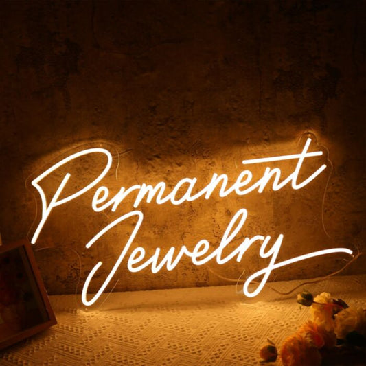 Permanent Jewelry Led Custom Neon Sign