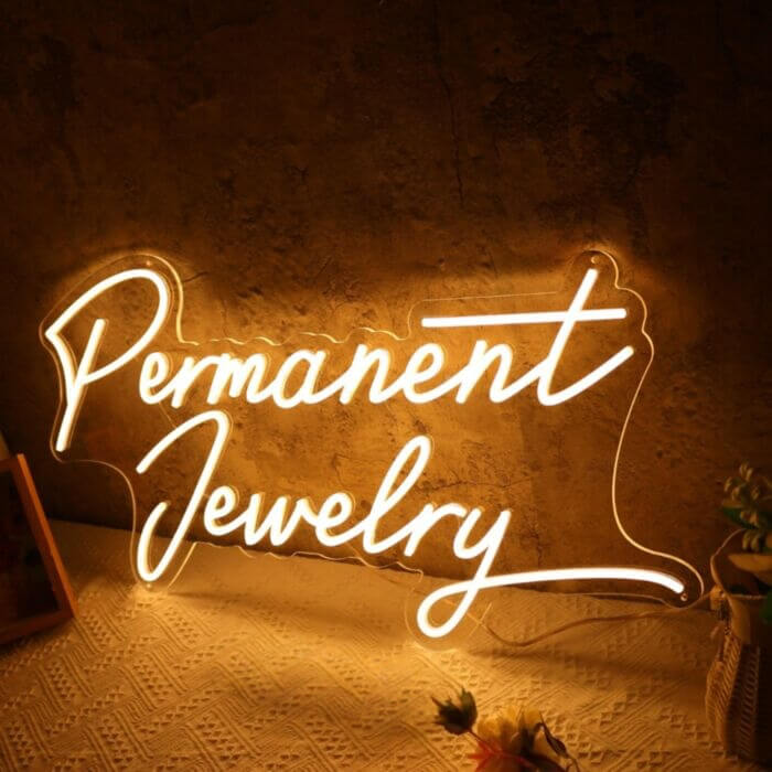 Permanent Jewelry Led Custom Neon Sign
