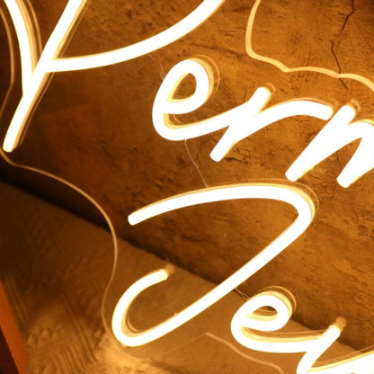 Permanent Jewelry Led Custom Neon Sign
