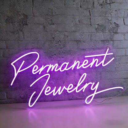 Permanent Jewelry Led Custom Neon Sign