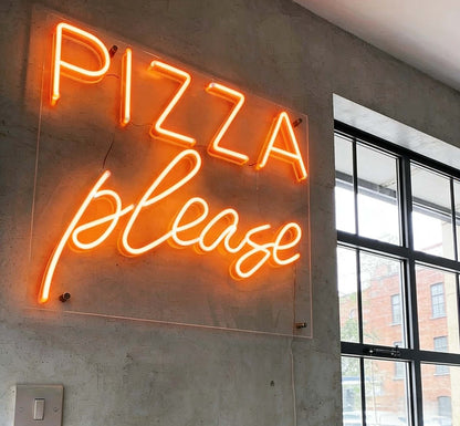 Pizza Please LED Neon Sign