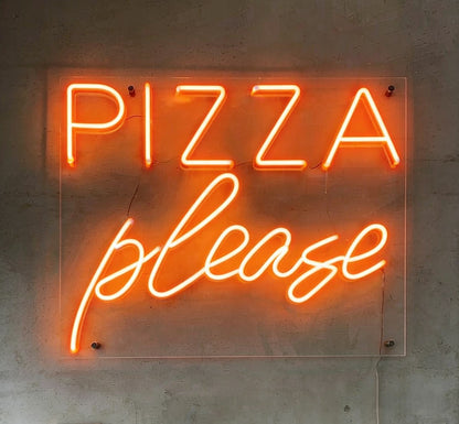 Pizza Please LED Neon Sign