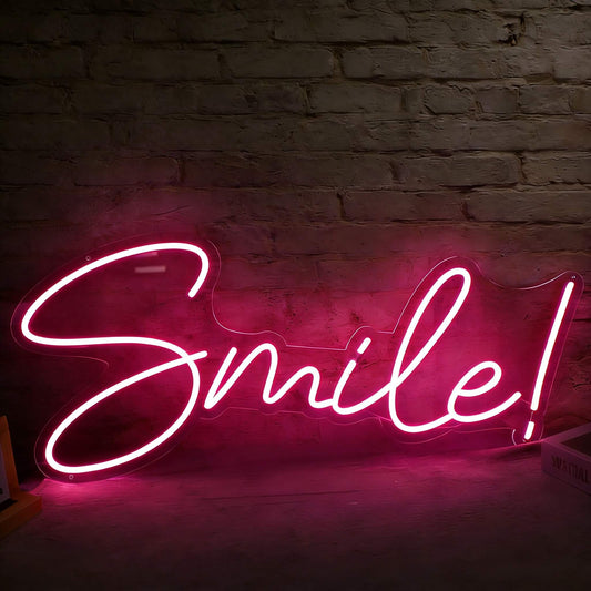 Smile Led Custom Neon Sign