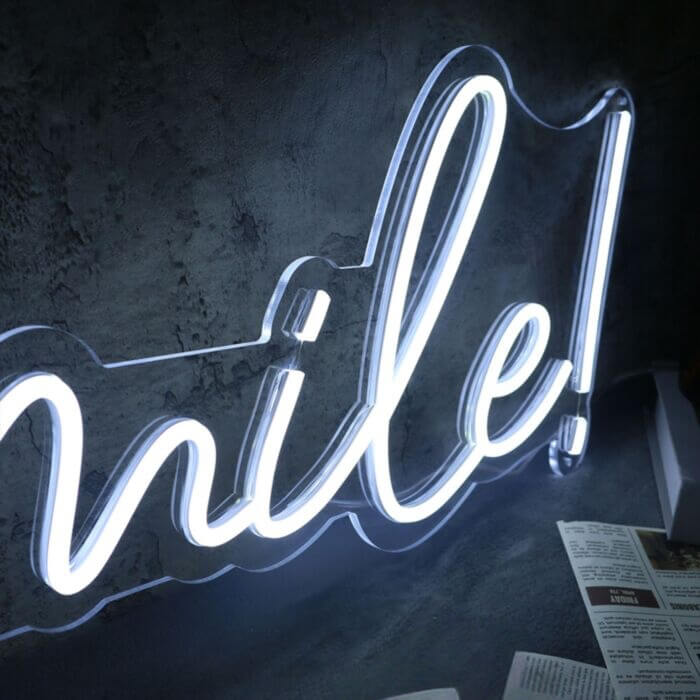 Smile Led Custom Neon Sign