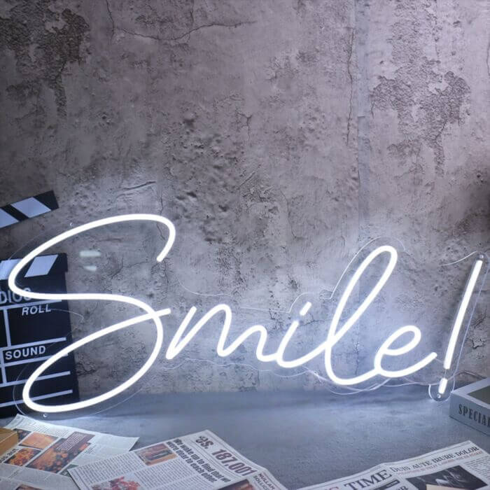 Smile Led Custom Neon Sign