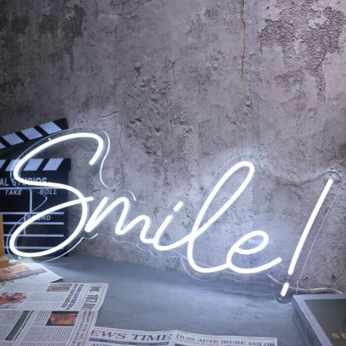 Smile Led Custom Neon Sign