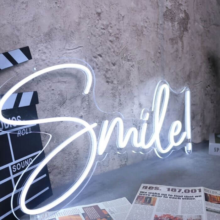 Smile Led Custom Neon Sign