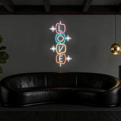 Sparkle Love Led Custom Neon Sign