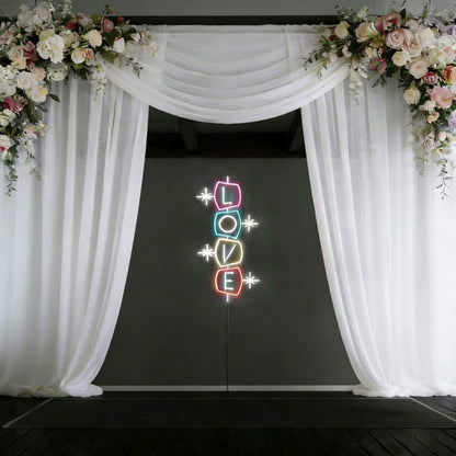 Sparkle Love Led Custom Neon Sign