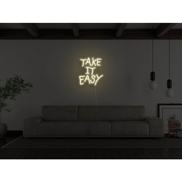 Take It Easy Led Custom Neon Sign
