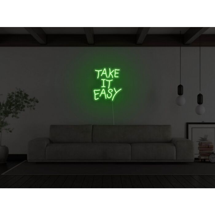 Take It Easy Led Custom Neon Sign