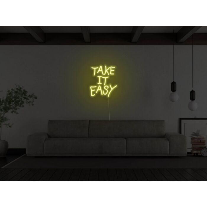 Take It Easy Led Custom Neon Sign