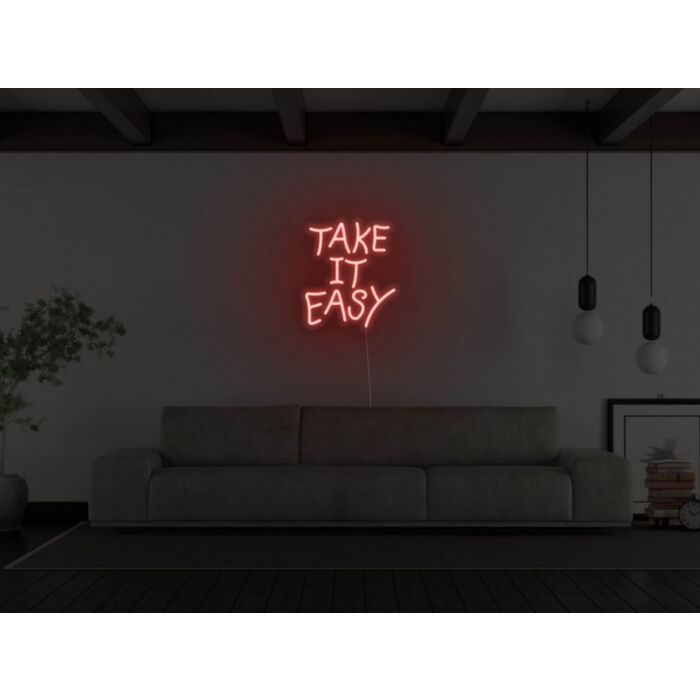 Take It Easy Led Custom Neon Sign