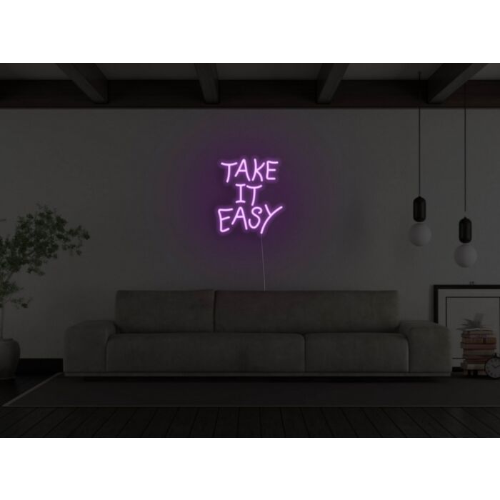 Take It Easy Led Custom Neon Sign