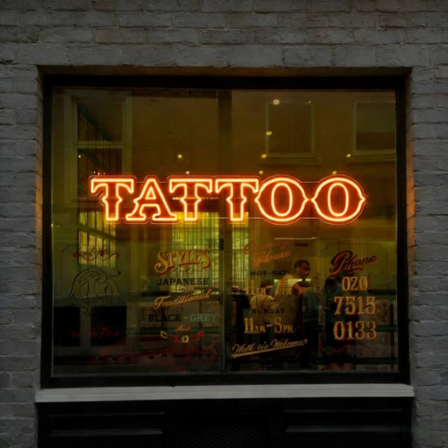 Tattoo Led Custom Neon Sign