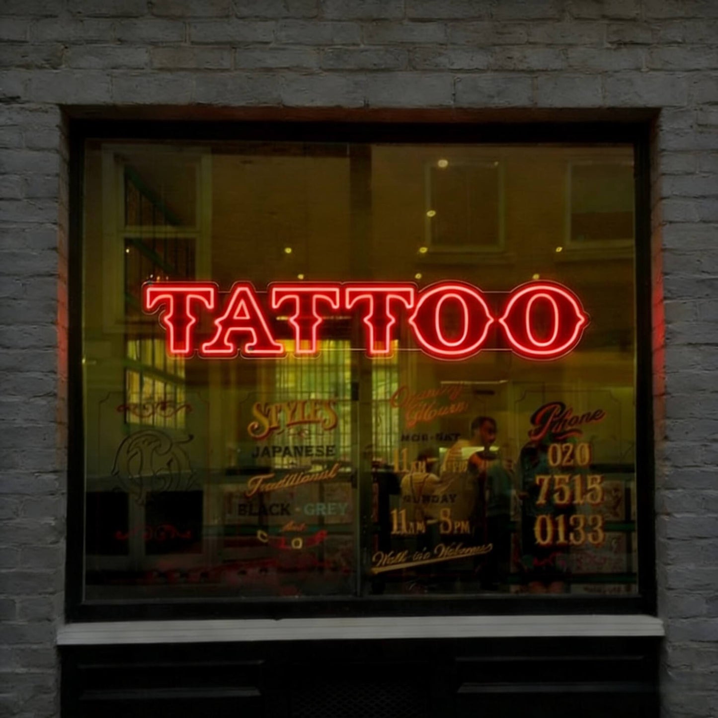 Tattoo Led Custom Neon Sign